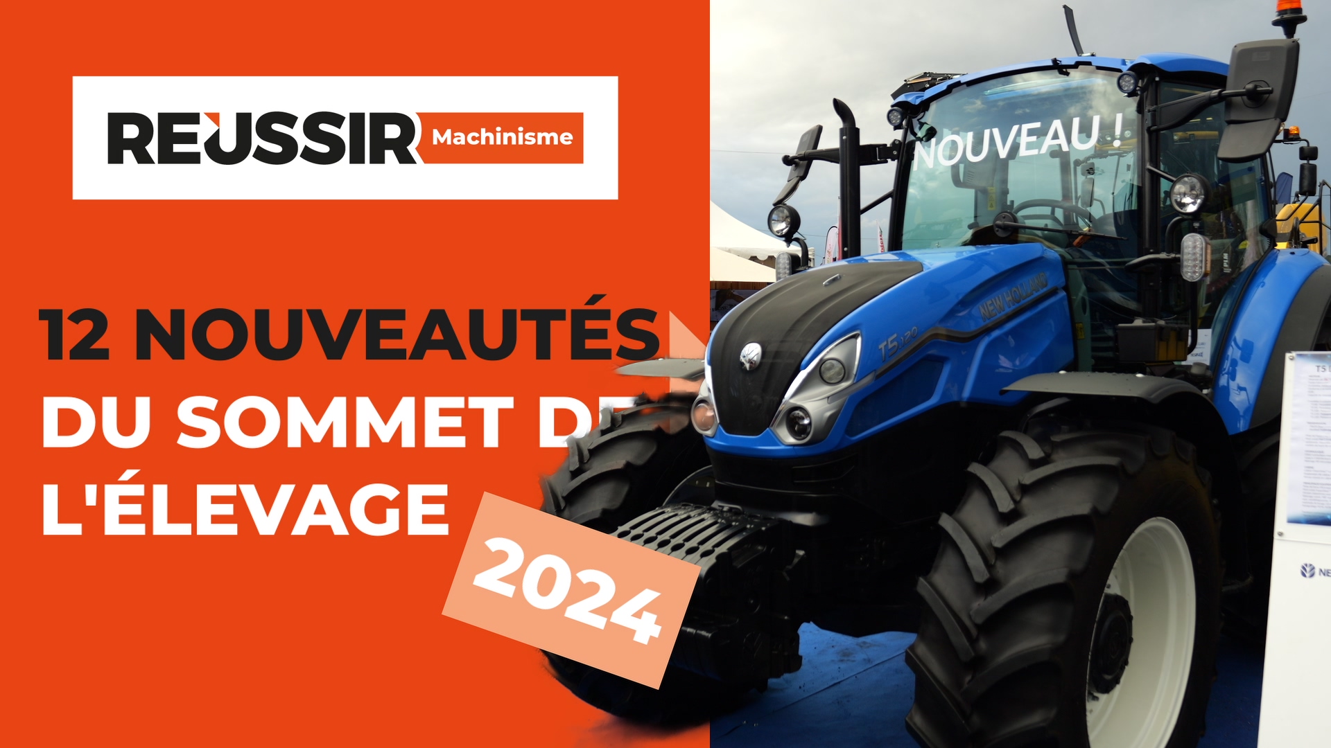 New Holland, Case IH, Kuhn, Krone... 12 nouveautés machinisme dévoilées au Sommet de l'élevage 2024