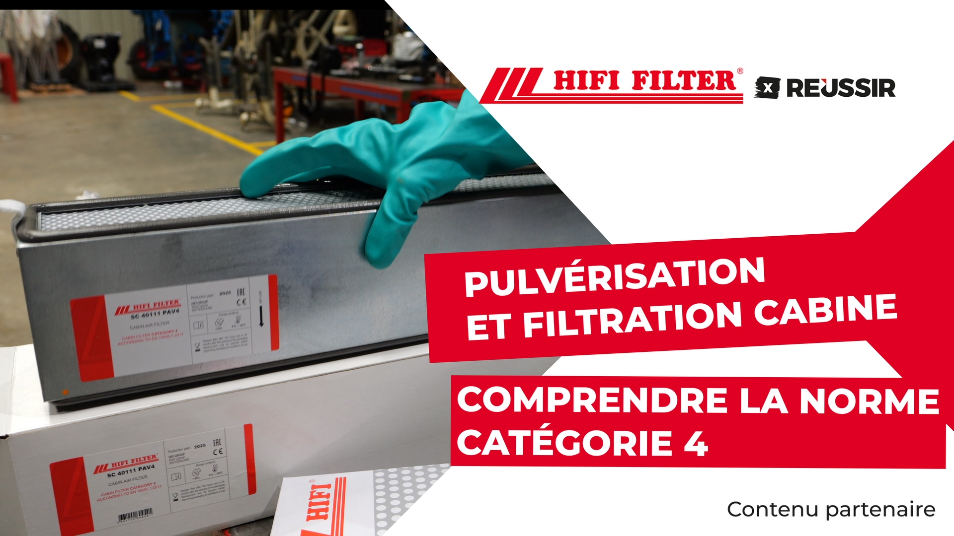 Pourquoi un filtre de cabine Catégorie 4 est indispensable pour vos pulvérisations ?