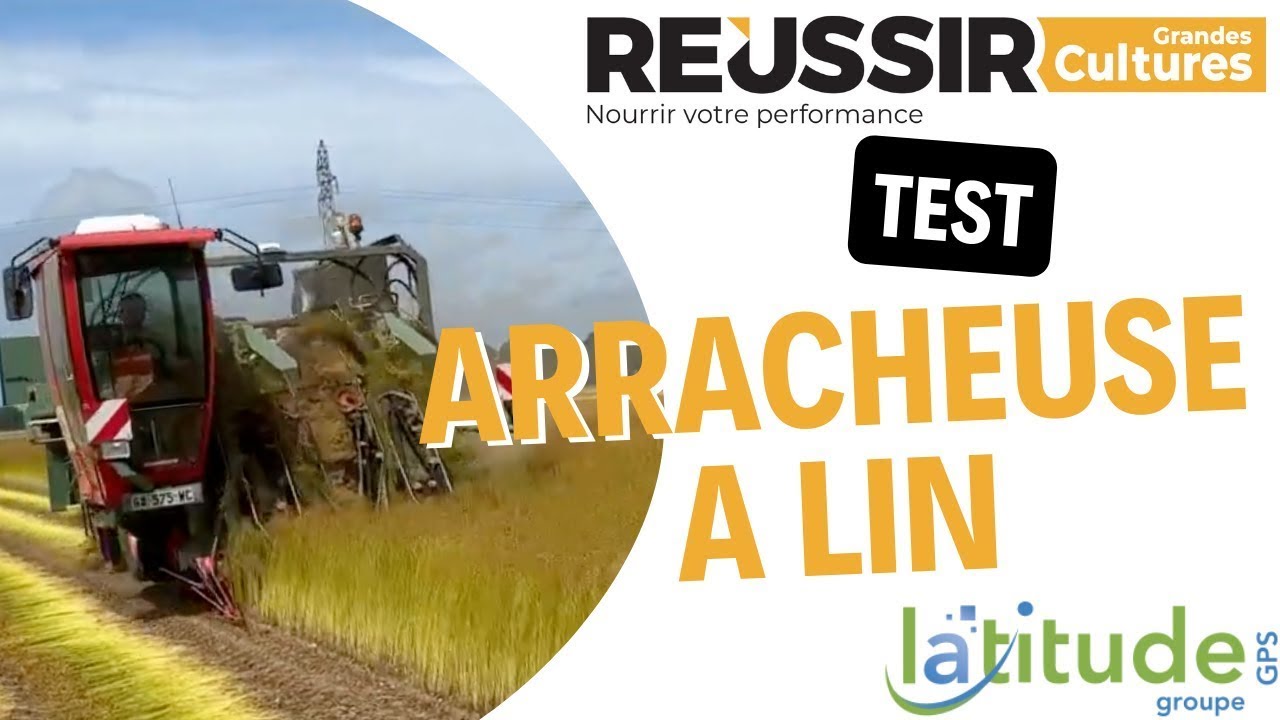 Terre de lin loue l’arrachage par GPS