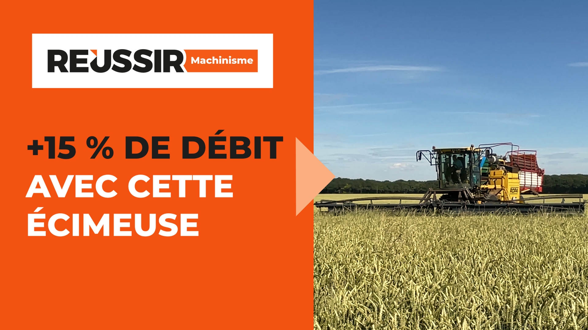 Écimage : +15 % de débit avec cette automotrice
