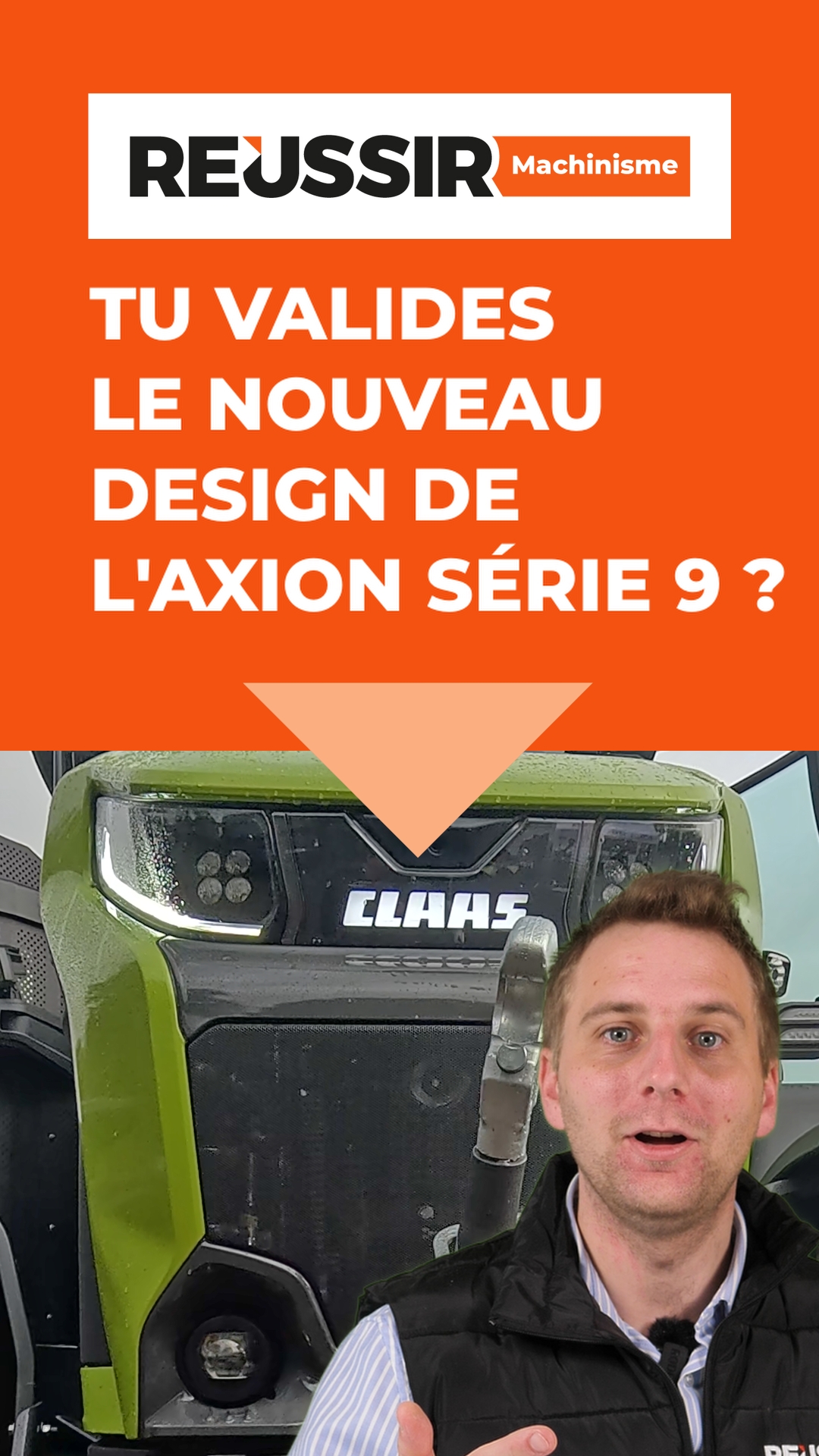 Claas Axion série 9 : nouveau look, tu valides ? 