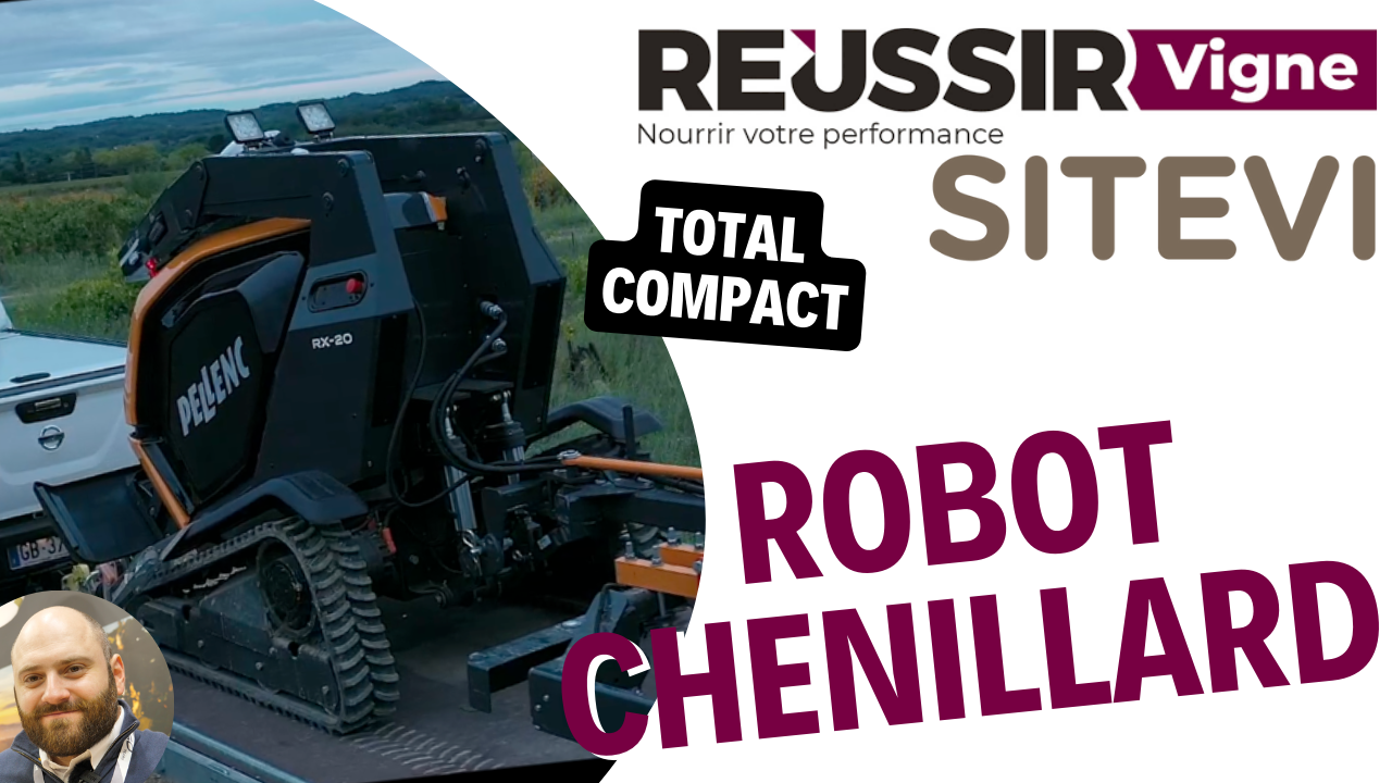 Le robot chenillard RX20 de Pellenc